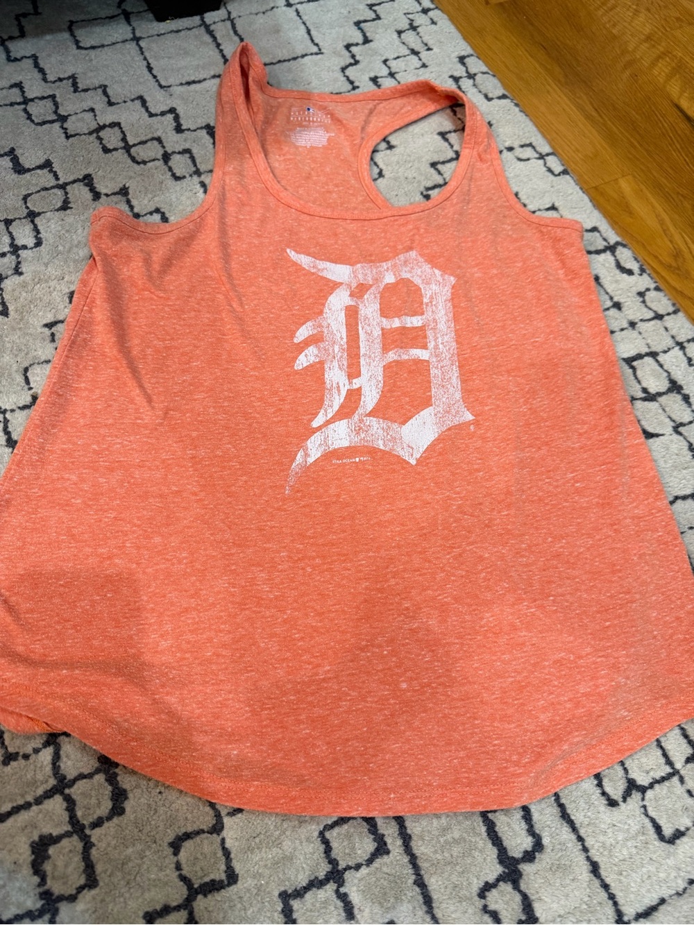 Women’s Detroit Orange Racerback Tank Top